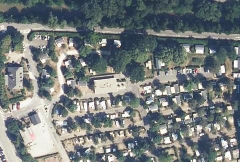 Vue aérienne du Camping International du Sierroz à Aix-les-Bains