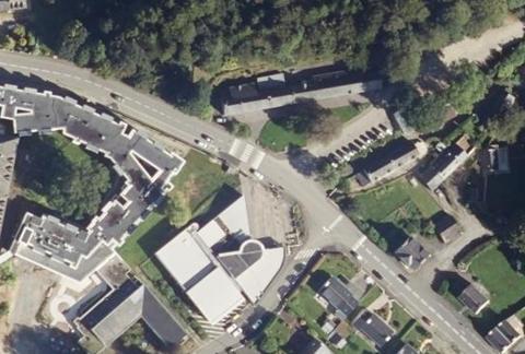 Vue aérienne du Camping Kerisole à Scaër