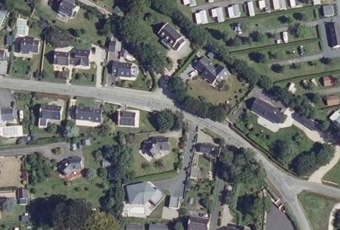 Vue aérienne du Camping Koost Ar Moor à Fouesnant
