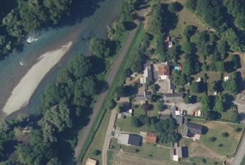 Vue aérienne du Camping l’Arrayade à Ger