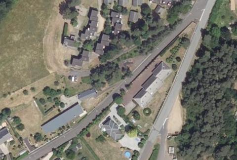 Vue aérienne du Camping l’Europe à Murol