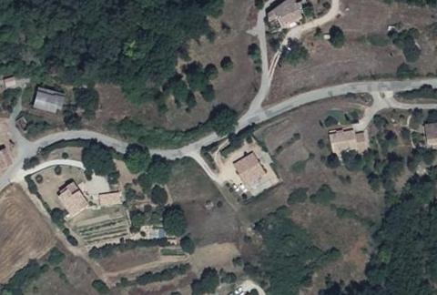 Vue aérienne du Camping la Beaume à Esparron-de-Verdon