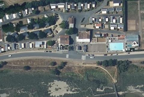 Vue aérienne du Camping la Belle Henriette à La Tranche-sur-Mer