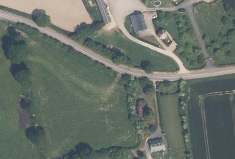 Vue aérienne du Camping la Briquerie à Équemauville