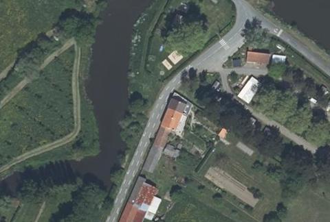 Vue aérienne du Camping la Cale Sauvage à Frossay