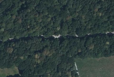 Vue aérienne du Camping la Chênaie à Anneville-Ambourville