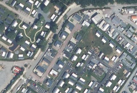 Vue aérienne du Camping la Citadelle de Loustic à Hermanville-sur-Mer