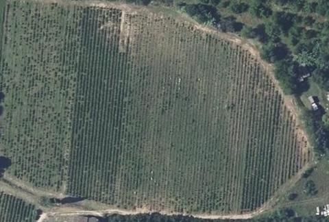 Vue aérienne du Camping la Coquille à Bagnols-sur-Cèze