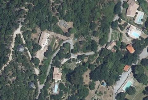 Vue aérienne du Camping la Corconne à Saint-André-de-Majencoules