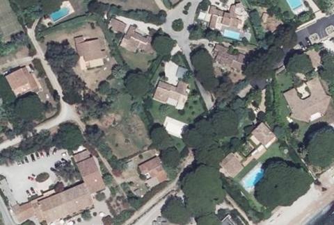 Vue aérienne du Camping la Croix du Sud à Ramatuelle