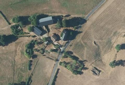 Vue aérienne du Camping la Ferme de Viescamp à Le Rouget