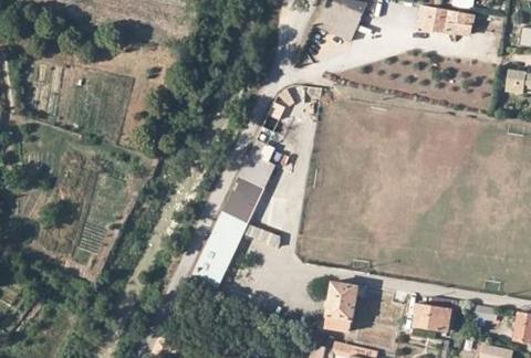 Vue aérienne du Camping la Fontaine d’Annibal à Buis-les-Baronnies
