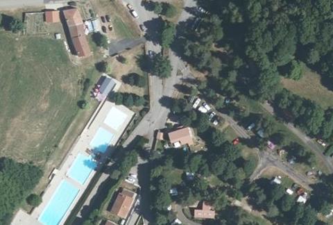 Vue aérienne du Camping la Fressange à Saint-Didier-en-Velay