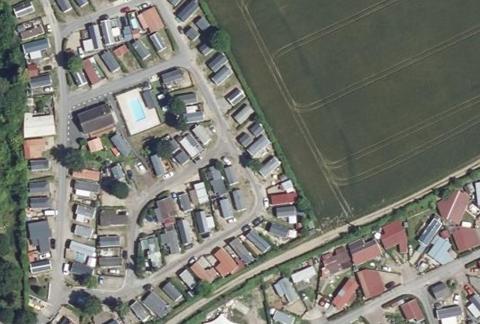 Vue aérienne du Camping la Garenne à Villers-Saint-Paul