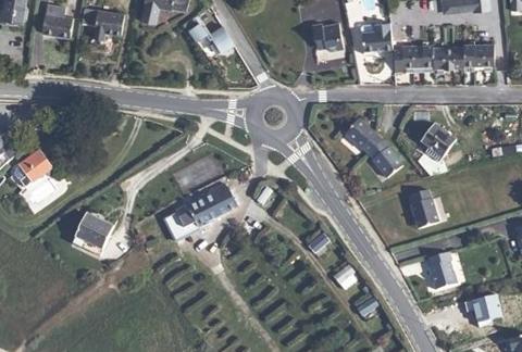 Vue aérienne du Camping la Govelle à Batz-sur-Mer