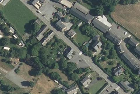 Vue aérienne du Camping la Grange Bigourdane à Esquièze-Sère