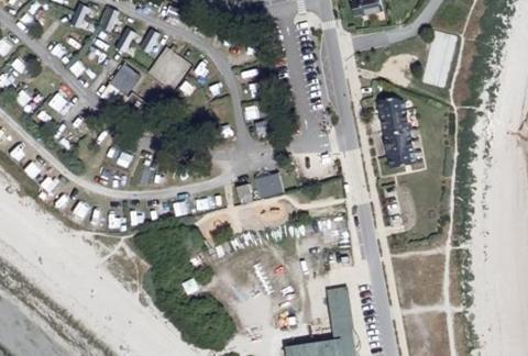 Vue aérienne du Camping la Grée Penvins à Sarzeau