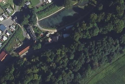 Vue aérienne du Camping la Kilienne à Warlincourt-lès-Pas