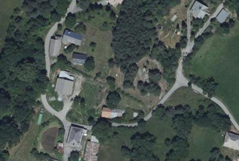 Vue aérienne du Camping la Pierre de l’Aigle à La Bréole