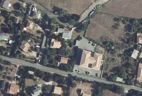 Vue aérienne du Camping la Pietra à Pietracorbara