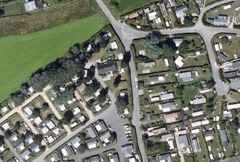 Vue aérienne du Camping la Pointe du Talud à Ploemeur