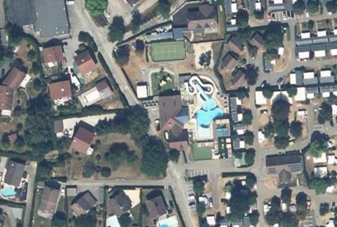 Vue aérienne du Camping la Ravoire à Doussard
