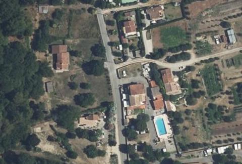 Vue aérienne du Camping la Rivière à Cagnes-sur-Mer