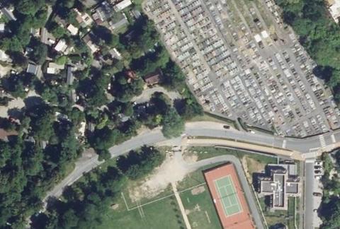 Vue aérienne du Camping la Sapinière à Verneuil-en-Halatte
