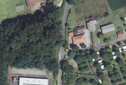 Vue aérienne du Camping Lanotte à Yzosse