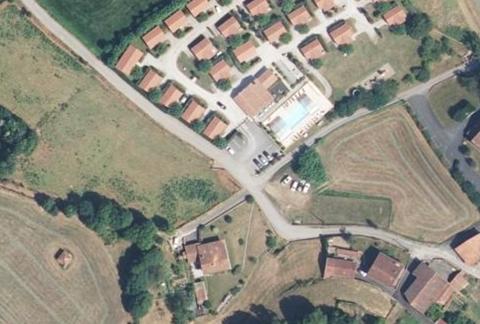 Vue aérienne du Camping Larlapean à Saint-Martin-d’Arrossa
