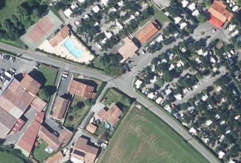 Vue aérienne du Camping Larrouleta à Urrugne