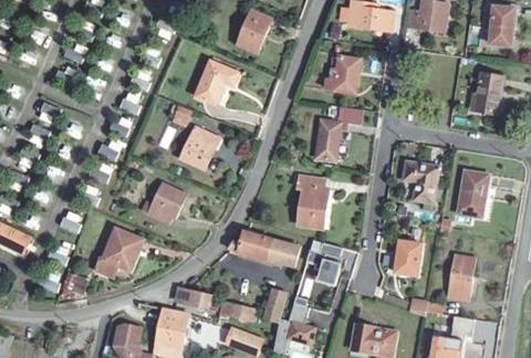 Vue aérienne du Camping le Bascat à Dax