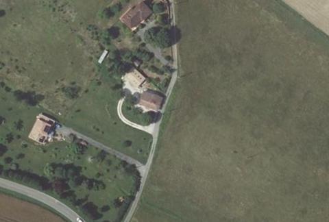 Vue aérienne du Camping le Beauvillage à Lauzerte