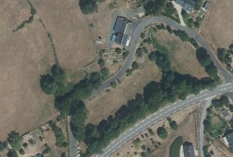 Vue aérienne du Camping le Belvédère à Neuvéglise