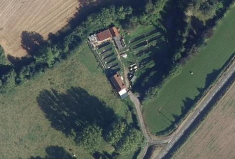 Vue aérienne du Camping le Bois des Pêcheurs à Poix-de-Picardie