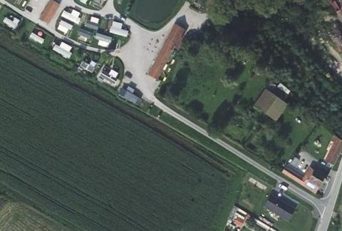 Vue aérienne du Camping le Clair Vignon à Lespinoy