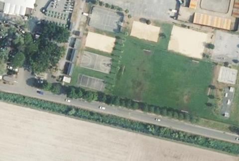 Vue aérienne du Camping le Domaine de la Marina à Messanges