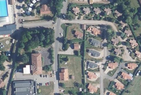 Vue aérienne du Camping le Domaine des Bans à Corcieux
