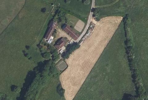 Vue aérienne du Camping le Domaine du Perche Bellemois à Bellême