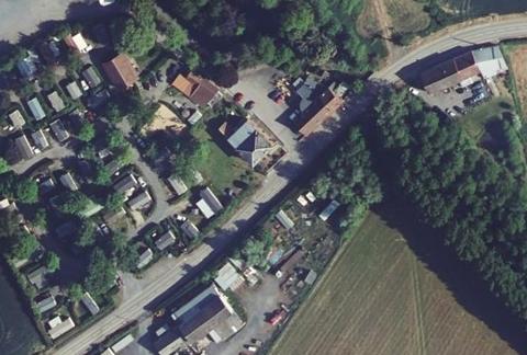 Vue aérienne du Camping le Fromentel à Gommegnies