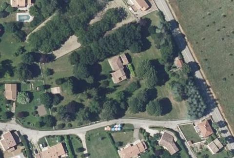 Vue aérienne du Camping le Gap des Tortelles à Bourdeaux