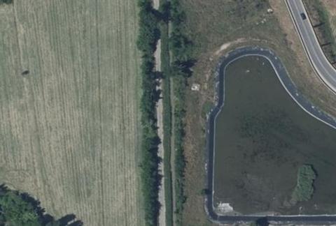 Vue aérienne du Camping le Grand Bois à Le Pontet