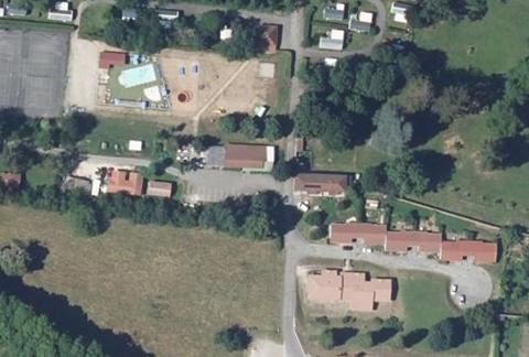 Vue aérienne du Camping le Grand Cerf à Le Grand-Serre