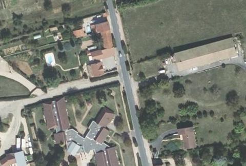 Vue aérienne du Camping le Hameau des Champs à Cormatin