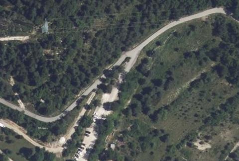 Vue aérienne du Camping le Haut Chandelalar à Briançonnet