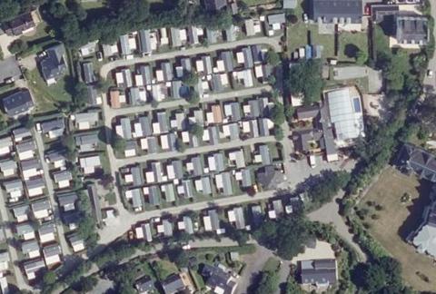 Vue aérienne du Camping le Kervastard à Fouesnant