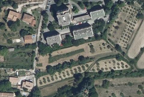 Vue aérienne du Camping le Luberon à Apt