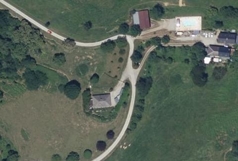 Vue aérienne du Camping le Mesnil à Bagnères-de-Bigorre