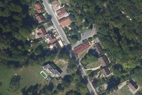 Vue aérienne du Camping le Mont César à Gouvieux
