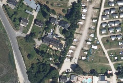 Vue aérienne du Camping le Moulin de Cantizac à Séné
